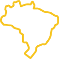 Ícone de mapa do Brasil